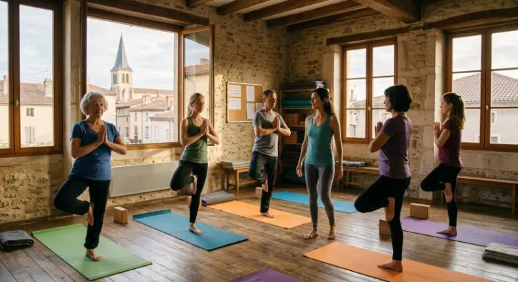 Yoga en petite ville : comment trouver le bon cours quand on vit loin des grandes salles, l'exemple de Feurs dans la Loire